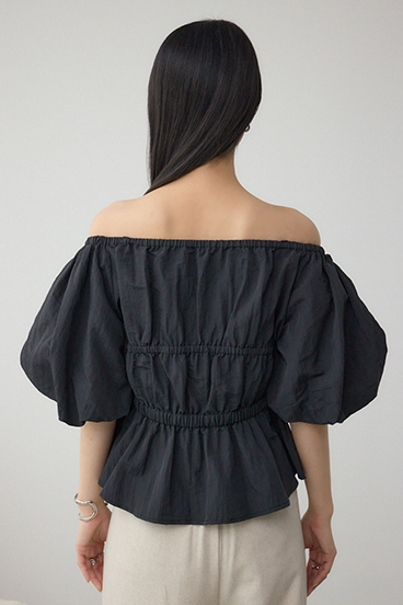 パフショルダー2WAYブラウス 詳細画像