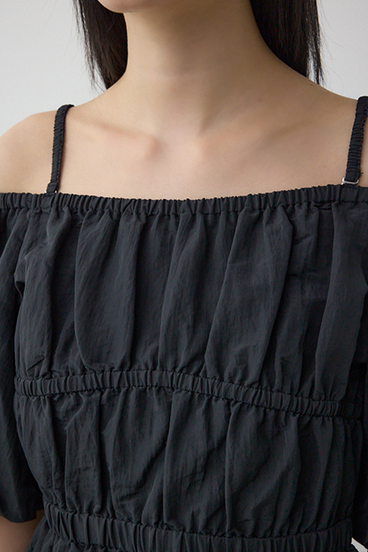 パフショルダー2WAYブラウス 詳細画像