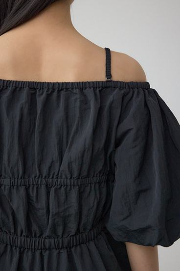 パフショルダー2WAYブラウス 詳細画像