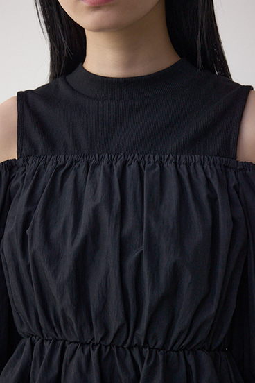 オフショルレイヤードブラウス 詳細画像