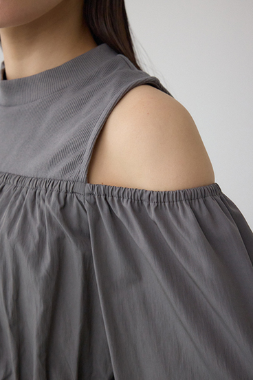 オフショルレイヤードブラウス 詳細画像