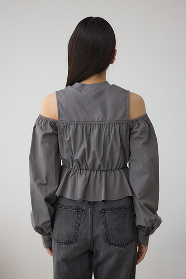 オフショルレイヤードブラウス 詳細画像