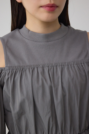 オフショルレイヤードブラウス 詳細画像