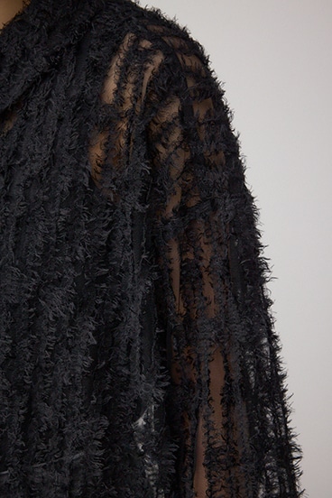 シアーチュールフリンジシャツ 詳細画像