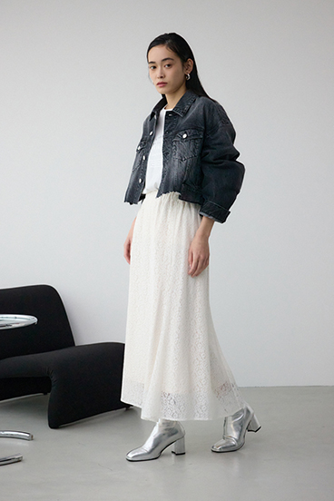 レースフレアスカート 詳細画像