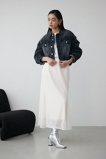 レースフレアスカート 詳細画像