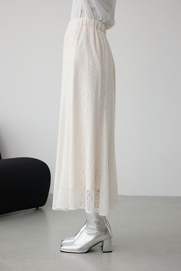 レースフレアスカート 詳細画像
