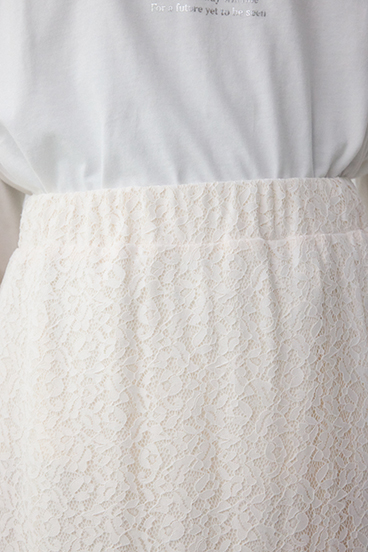 レースフレアスカート 詳細画像