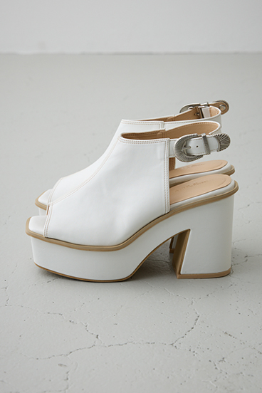 ウエスタンバックルブーティーサンダル 詳細画像