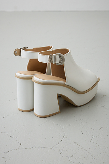 ウエスタンバックルブーティーサンダル 詳細画像