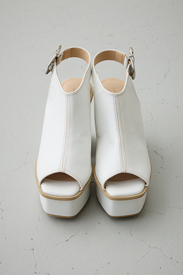 ウエスタンバックルブーティーサンダル 詳細画像