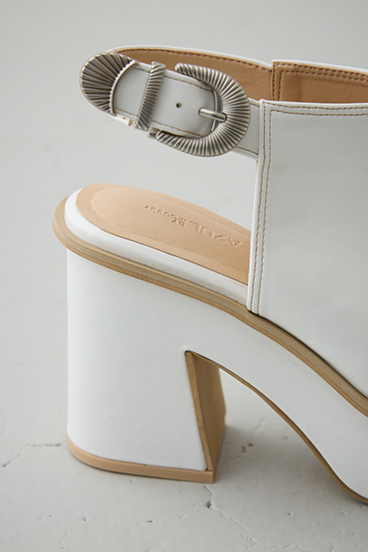 ウエスタンバックルブーティーサンダル 詳細画像