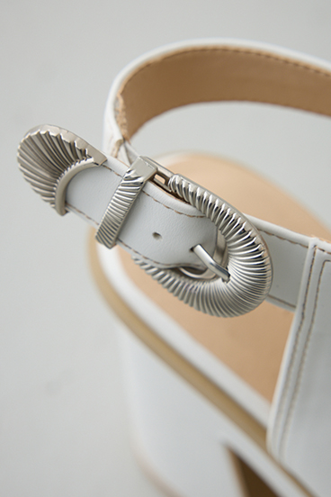 ウエスタンバックルブーティーサンダル 詳細画像