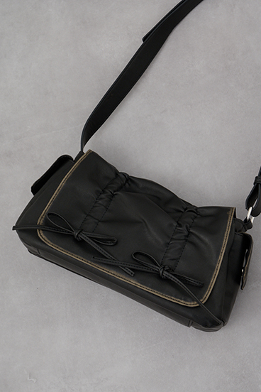 リボンデザインフラップバッグ 詳細画像