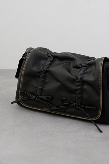 リボンデザインフラップバッグ 詳細画像