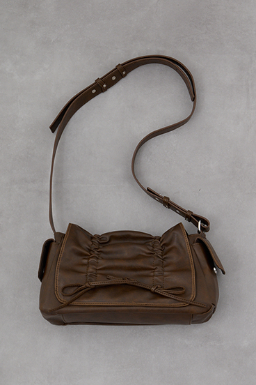 リボンデザインフラップバッグ 詳細画像