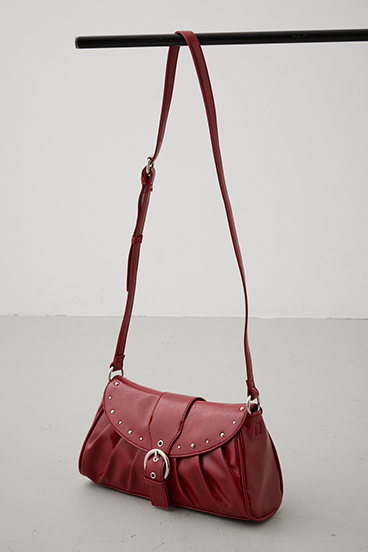 スタッズフラップギャザーバッグ 詳細画像