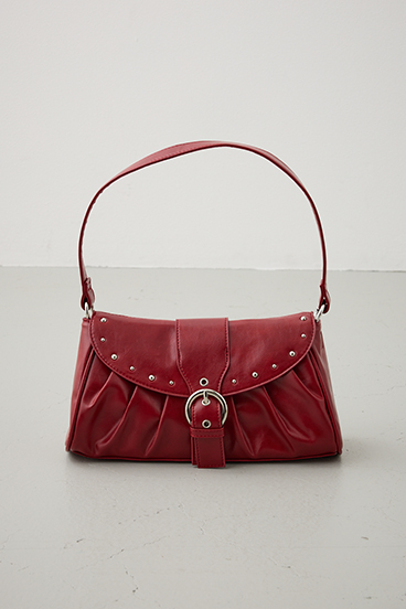 スタッズフラップギャザーバッグ 詳細画像