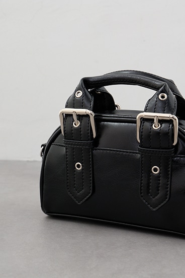 バックルベルトハンドルバッグ 詳細画像