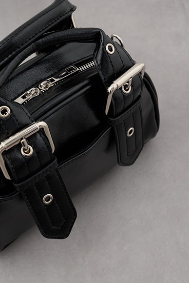 バックルベルトハンドルバッグ 詳細画像