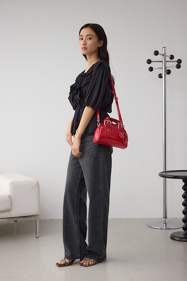 バックルベルトハンドルバッグ 詳細画像