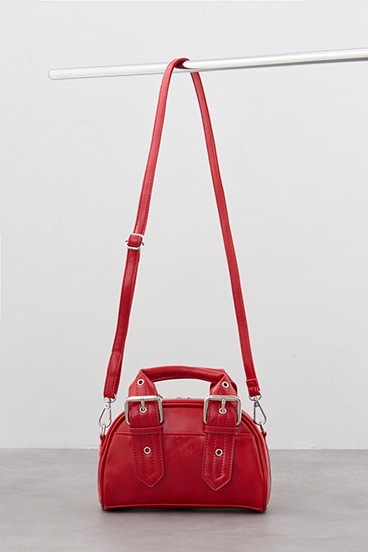 バックルベルトハンドルバッグ 詳細画像