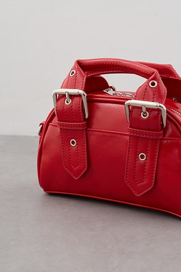 バックルベルトハンドルバッグ 詳細画像