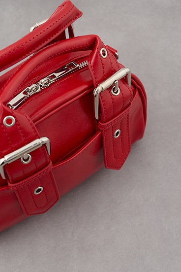 バックルベルトハンドルバッグ 詳細画像