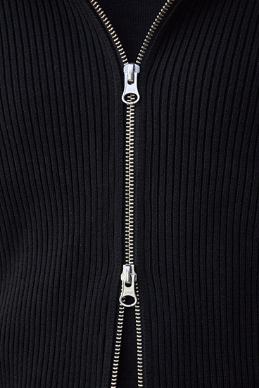 ジップアンサンブルニット 詳細画像