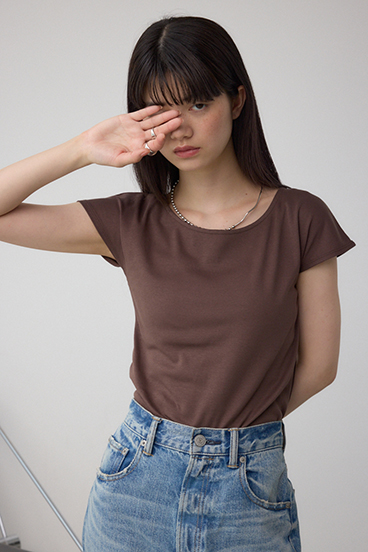 C/Tフレンチスリーブカットトップス 詳細画像