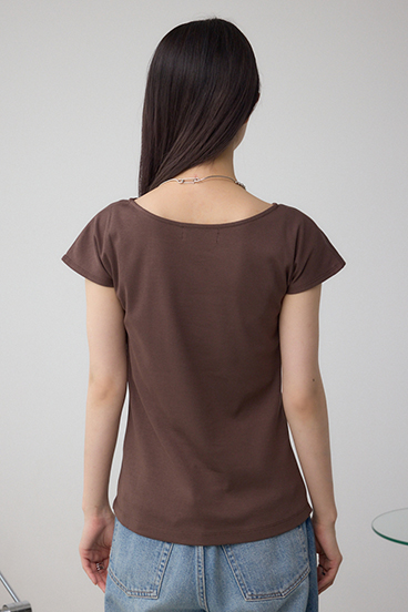 C/Tフレンチスリーブカットトップス 詳細画像