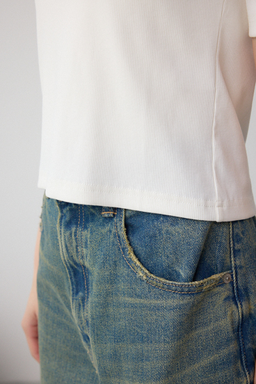 デザインネックショートTシャツ 詳細画像