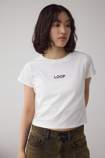 グリッタープリントTシャツ 詳細画像