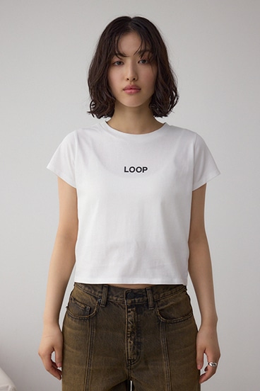 グリッタープリントTシャツ 詳細画像