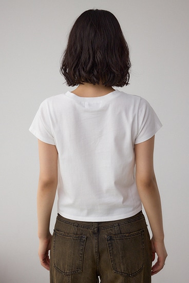 グリッタープリントTシャツ 詳細画像