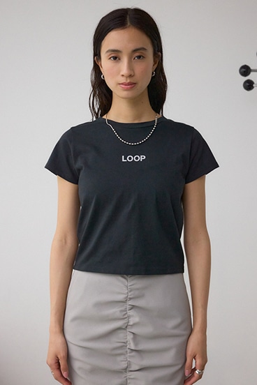 グリッタープリントTシャツ 詳細画像