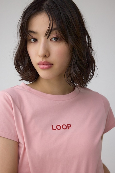 グリッタープリントTシャツ 詳細画像