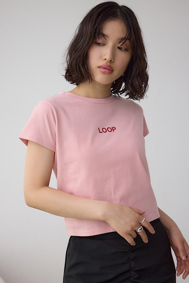 グリッタープリントTシャツ 詳細画像