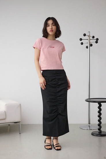 グリッタープリントTシャツ 詳細画像