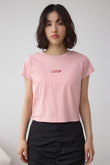 グリッタープリントTシャツ 詳細画像