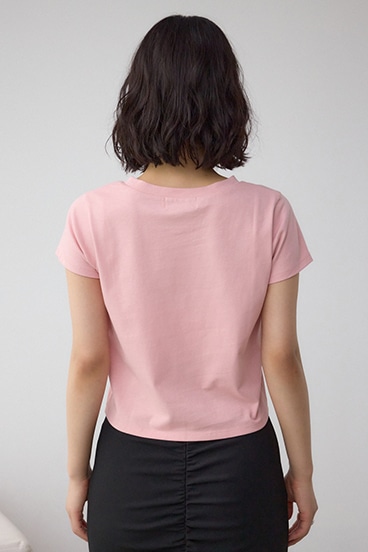 グリッタープリントTシャツ 詳細画像