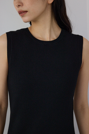 【PLUS】アシンメトリーレイヤードニットワンピース 詳細画像