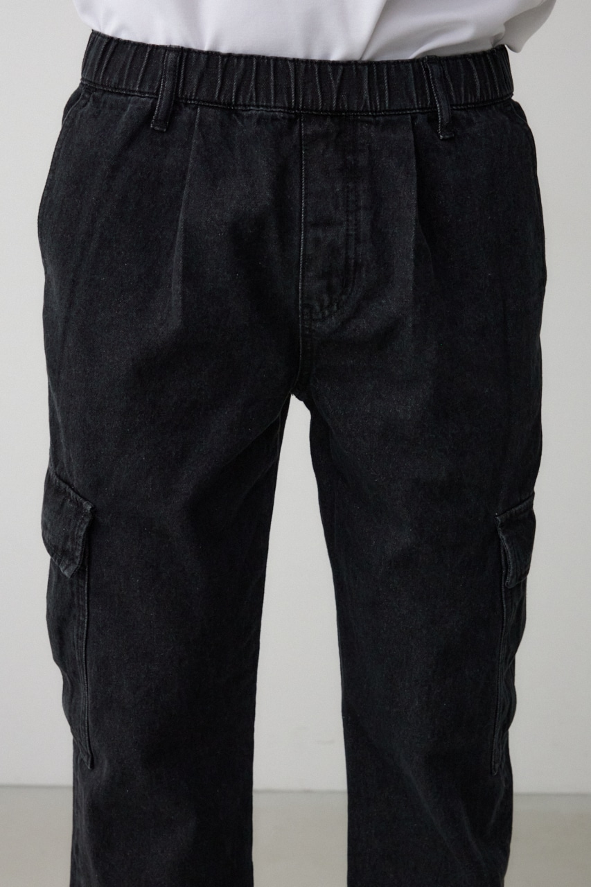 AZUL DENIM リラックスカーゴ 詳細画像 BLK 7