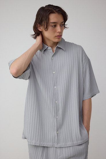 タック楊柳リラックスシャツ 詳細画像