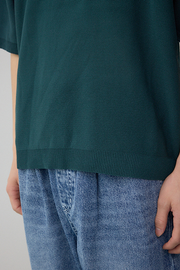 ベーシックガーター5分袖ニット 詳細画像