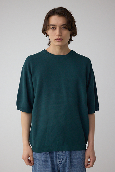 ベーシックガーター5分袖ニット 詳細画像