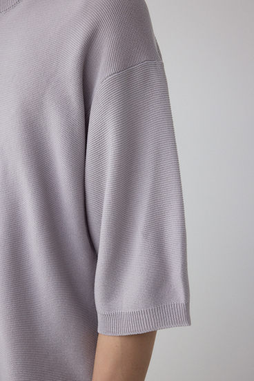 ベーシックガーター5分袖ニット 詳細画像