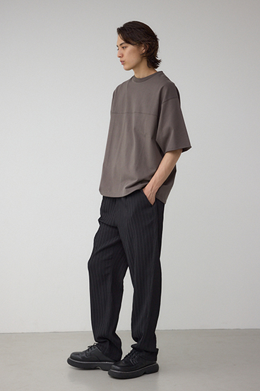 切り替えデザインドローコードトップス 詳細画像