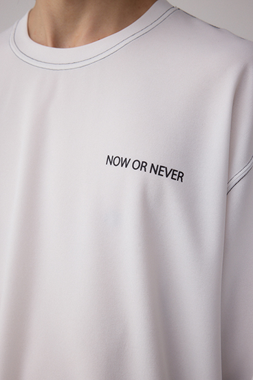 オープンステッチロゴTシャツ 詳細画像