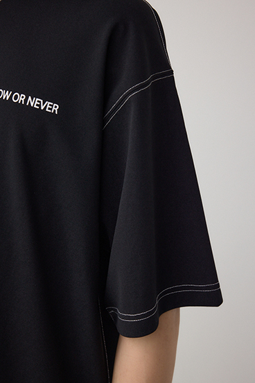 オープンステッチロゴTシャツ 詳細画像